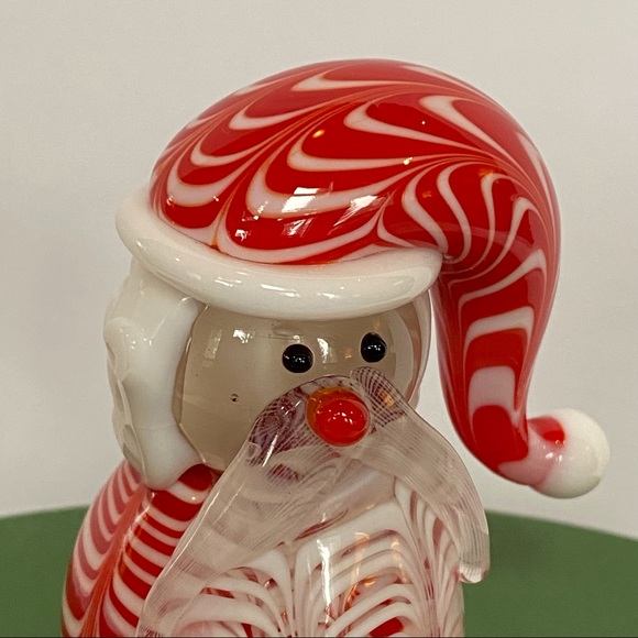 FITZ & FLOYD Glass Santa - Picture 10 of 13